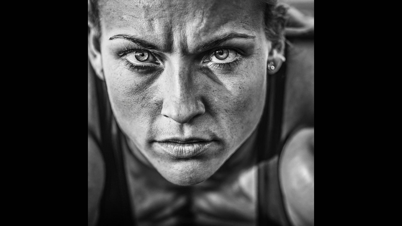 Unbreakable Program Thumbnail Showing a Very Focused Female Athlete
