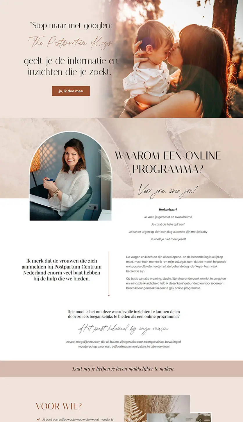 Kajabi sales page design by vetted Kajabi Expert Dianne Empeynado