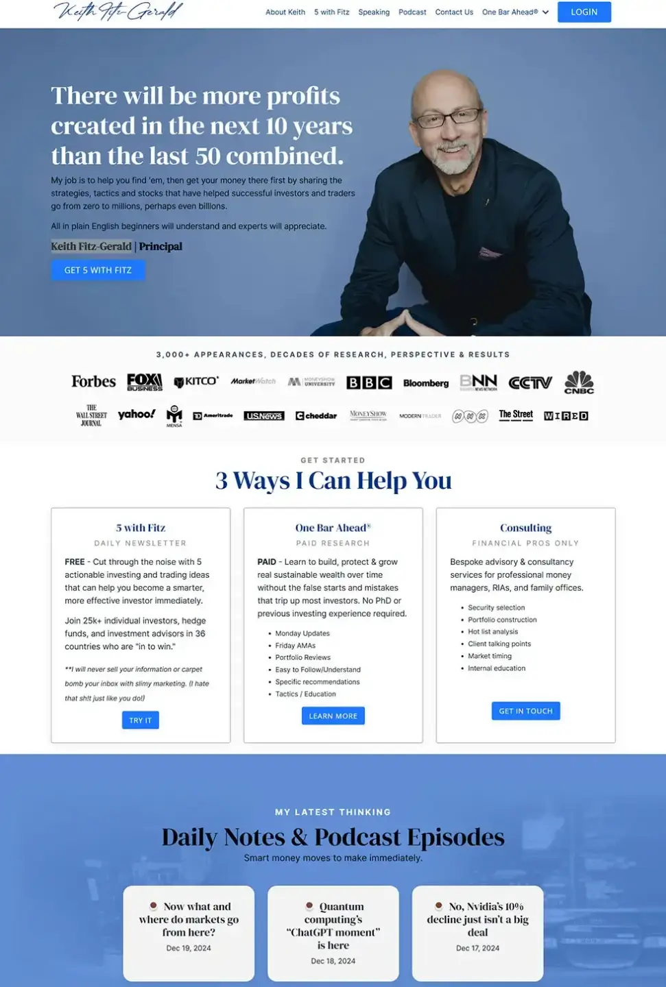 Corporate-style custom Kajabi website design project