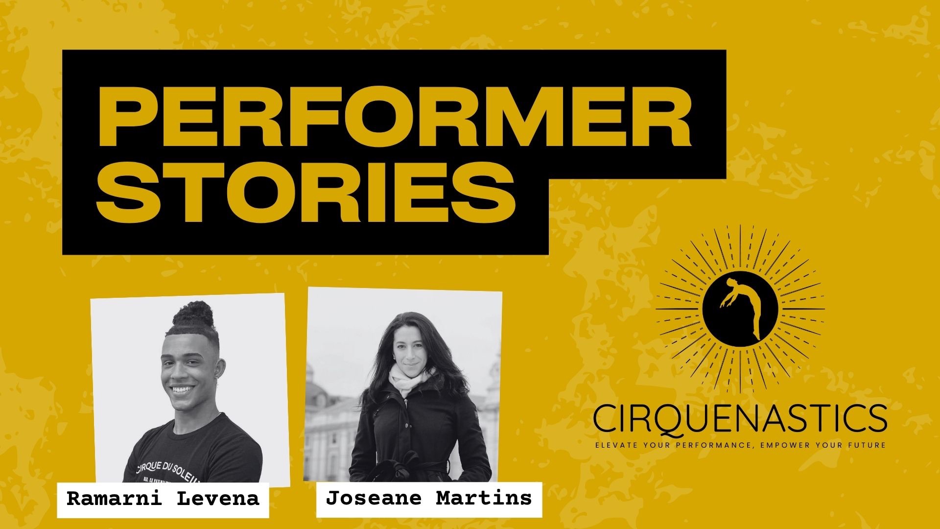 Performer Stories featuring Ramarni, sharing his journey from competition to Cirque du Soleil
