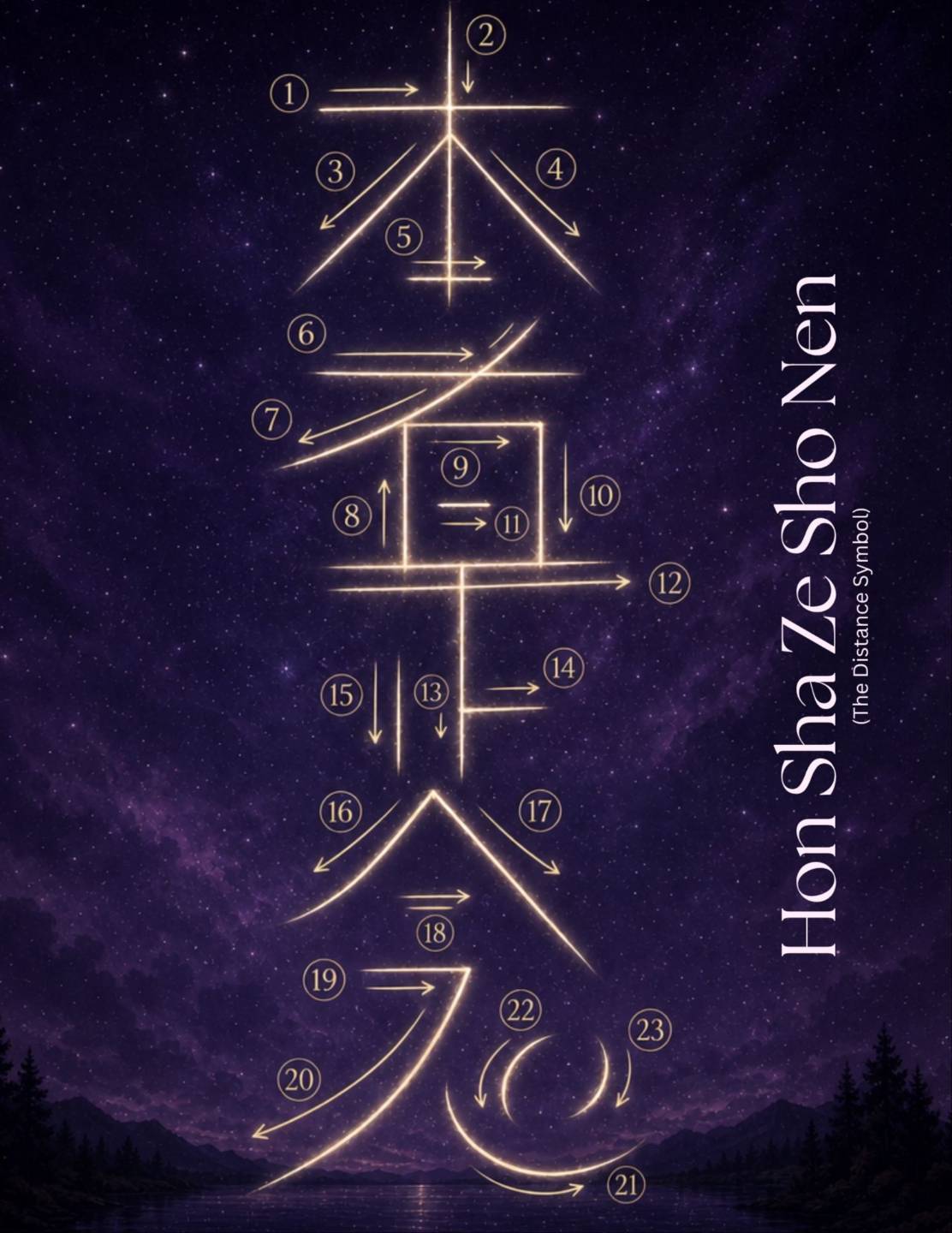 Hon Sha Ze Sho Nen, the Reiki distance symbol