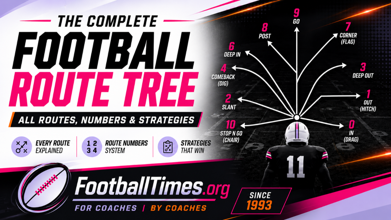 Wide receiver route tree patterns