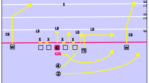 I formation option play