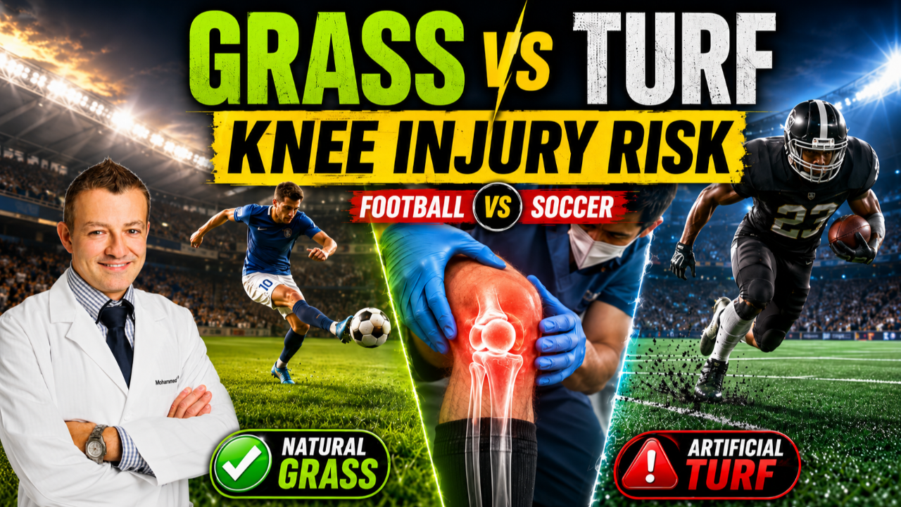 Turf vs. Grass Injuries Knee ACL