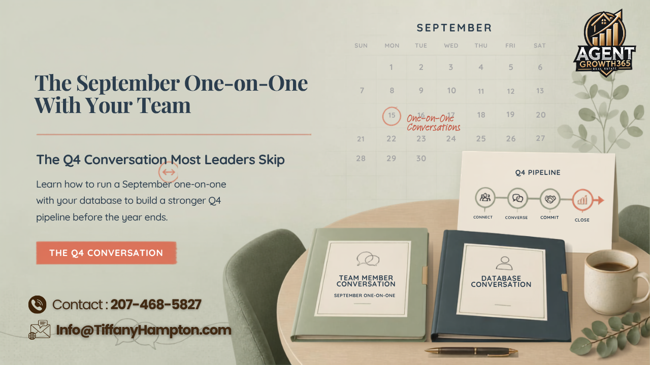 The September One-on-One With Your Team: The Q4 Conversation Most Leaders Skip