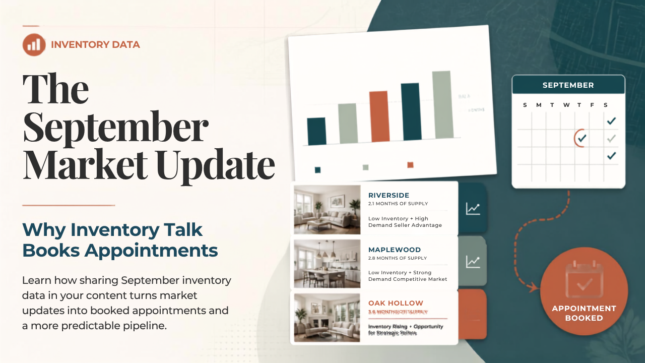 The September Market Update: Why Inventory Talk Books Appointments