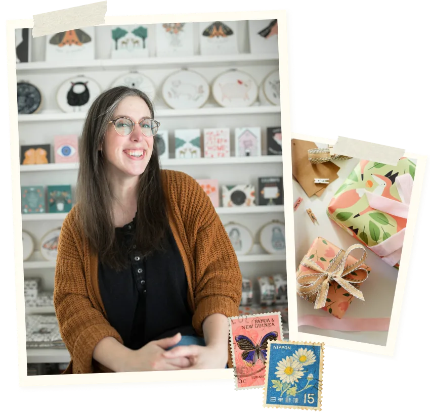 Stacie Bloomfield in her studio