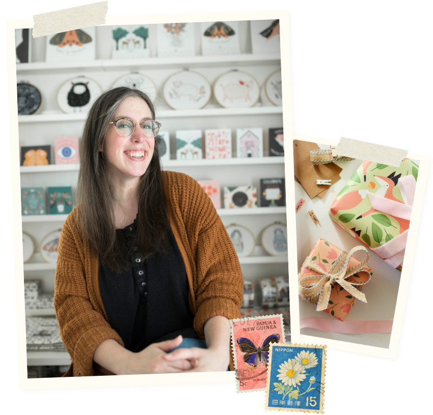 Stacie Bloomfield in her studio