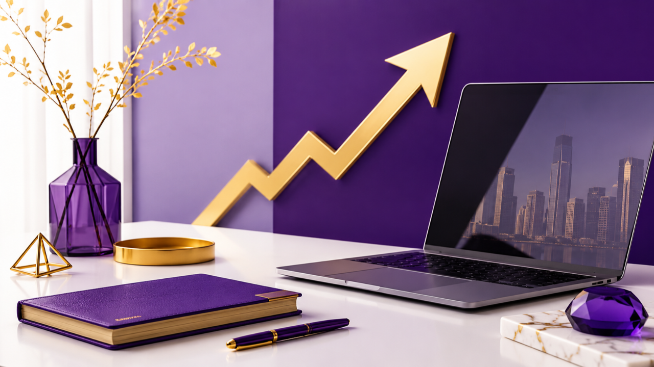 Mujer profesional planificando su avance profesional con claridad y estrategia