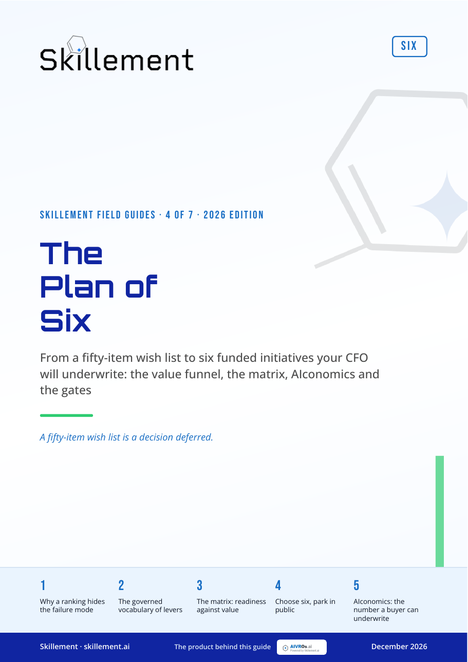 The Plan of Six, cover of the Skillement Field Guide