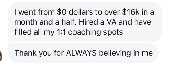 Client message