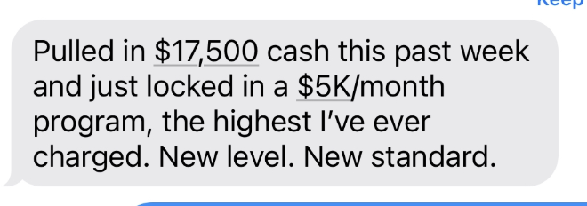 Client message