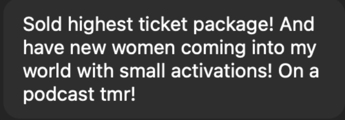 Client message