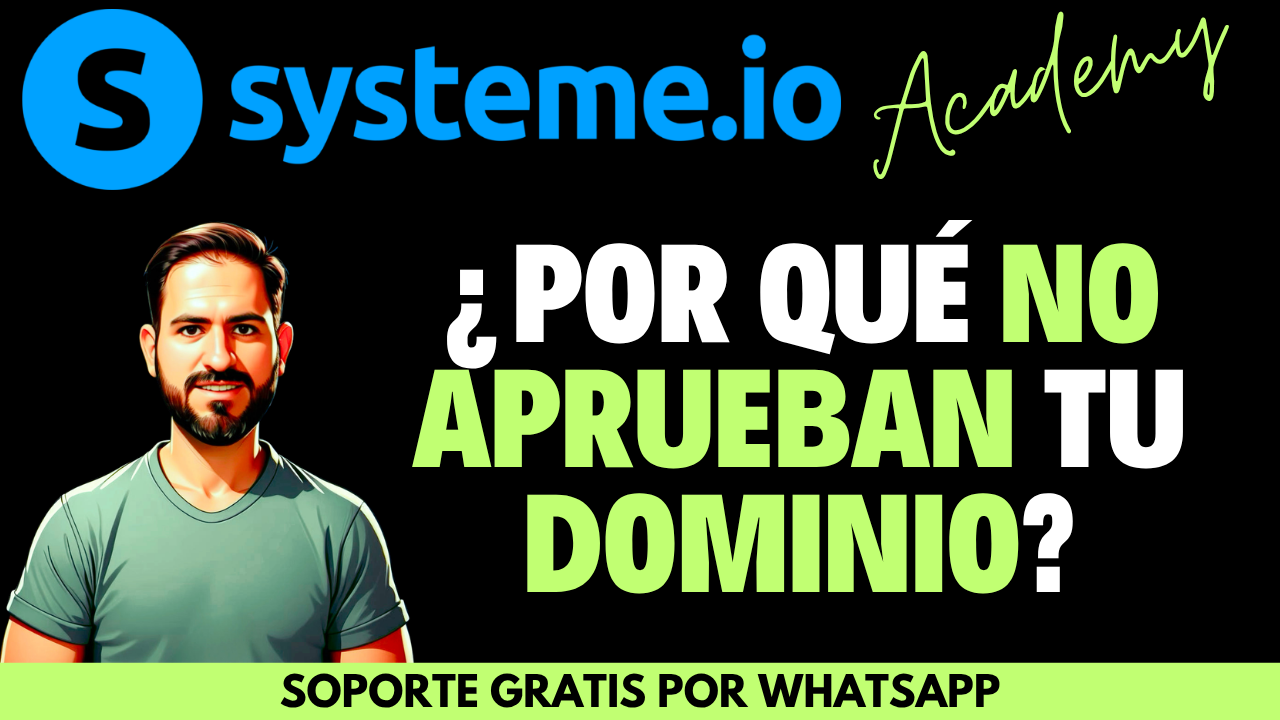Mi nombre de dominio no es aprobado