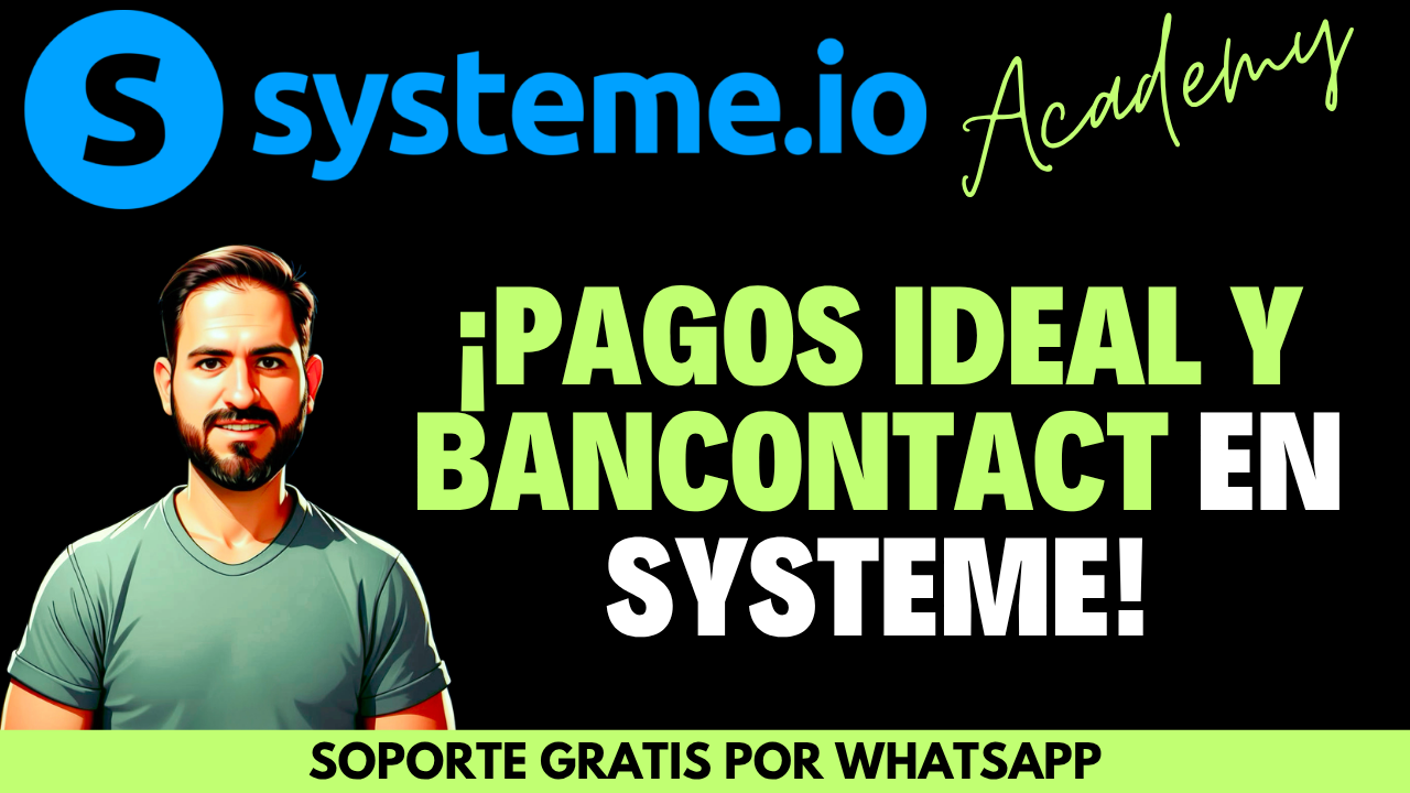Cómo ofrecer pagos por iDEAL y Bancontact en systeme io