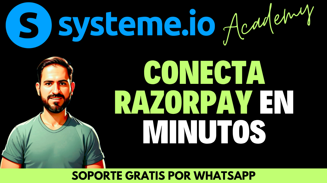 Cómo integrar Razorpay con Systeme paso a paso y aceptar pagos de forma automática