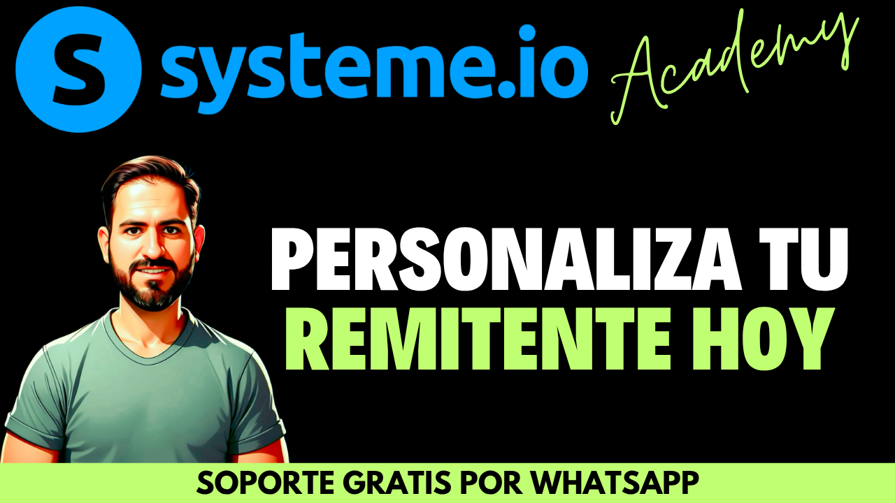 Cómo Cambiar el Nombre de Remitente para tus Correos en Systeme y Mejorar tu Marca Personal