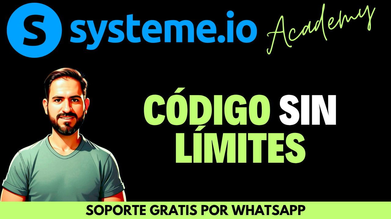 ¿Es posible insertar código HTML, CSS o JS en Systeme?