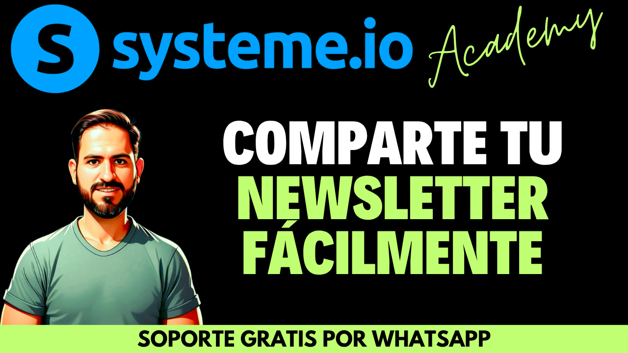 Cómo compartir una newsletter en Systeme: guía paso a paso