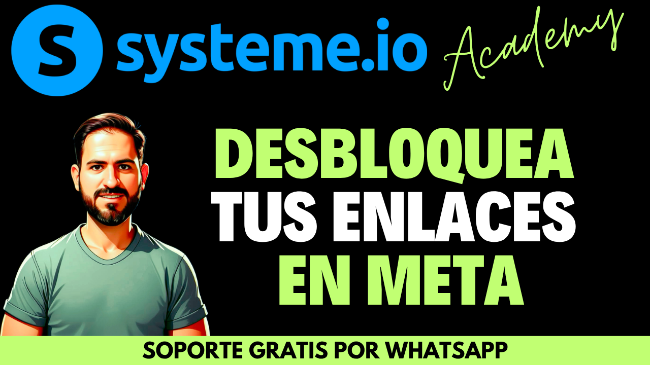Cómo solucionar problemas al compartir enlaces de Systeme.io en Meta