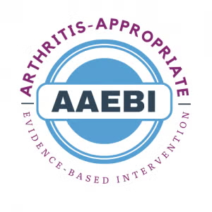 Osteoarthritis Action Alliance — Arthritis-Appropriate Evidence-Based Intervention (AAEBI) recognition badge