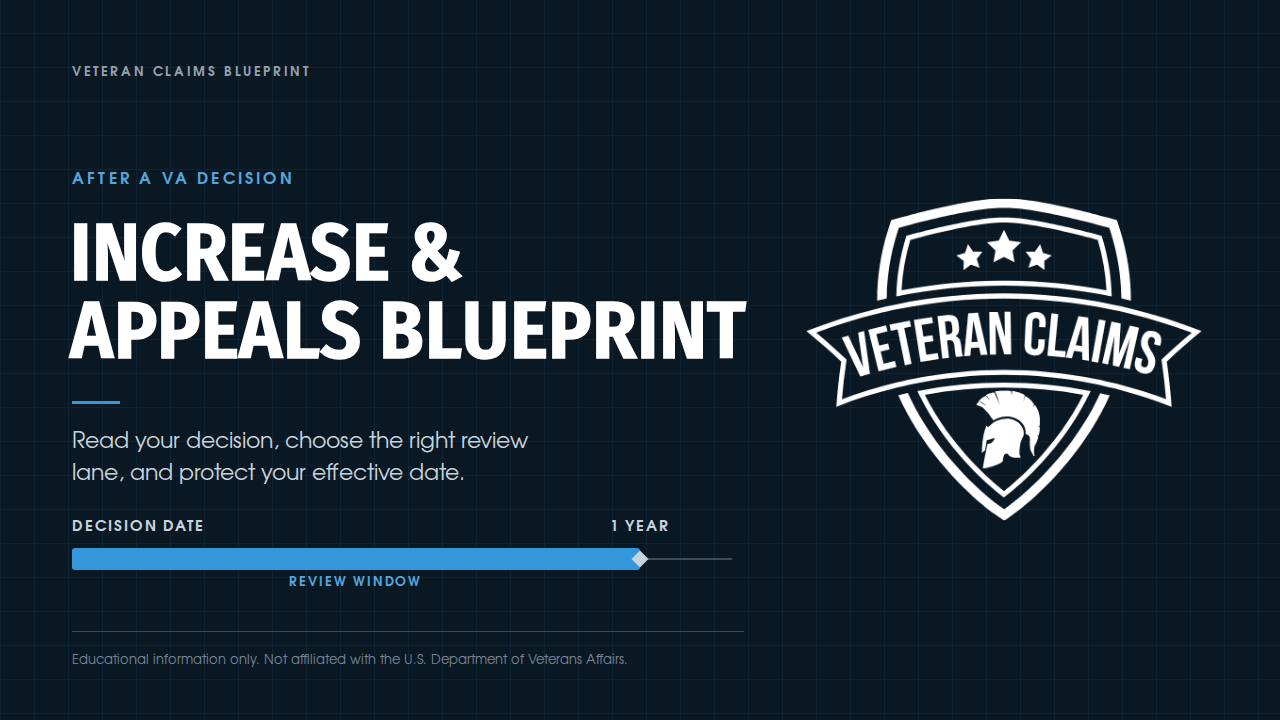 Increase & Appeals Blueprint course