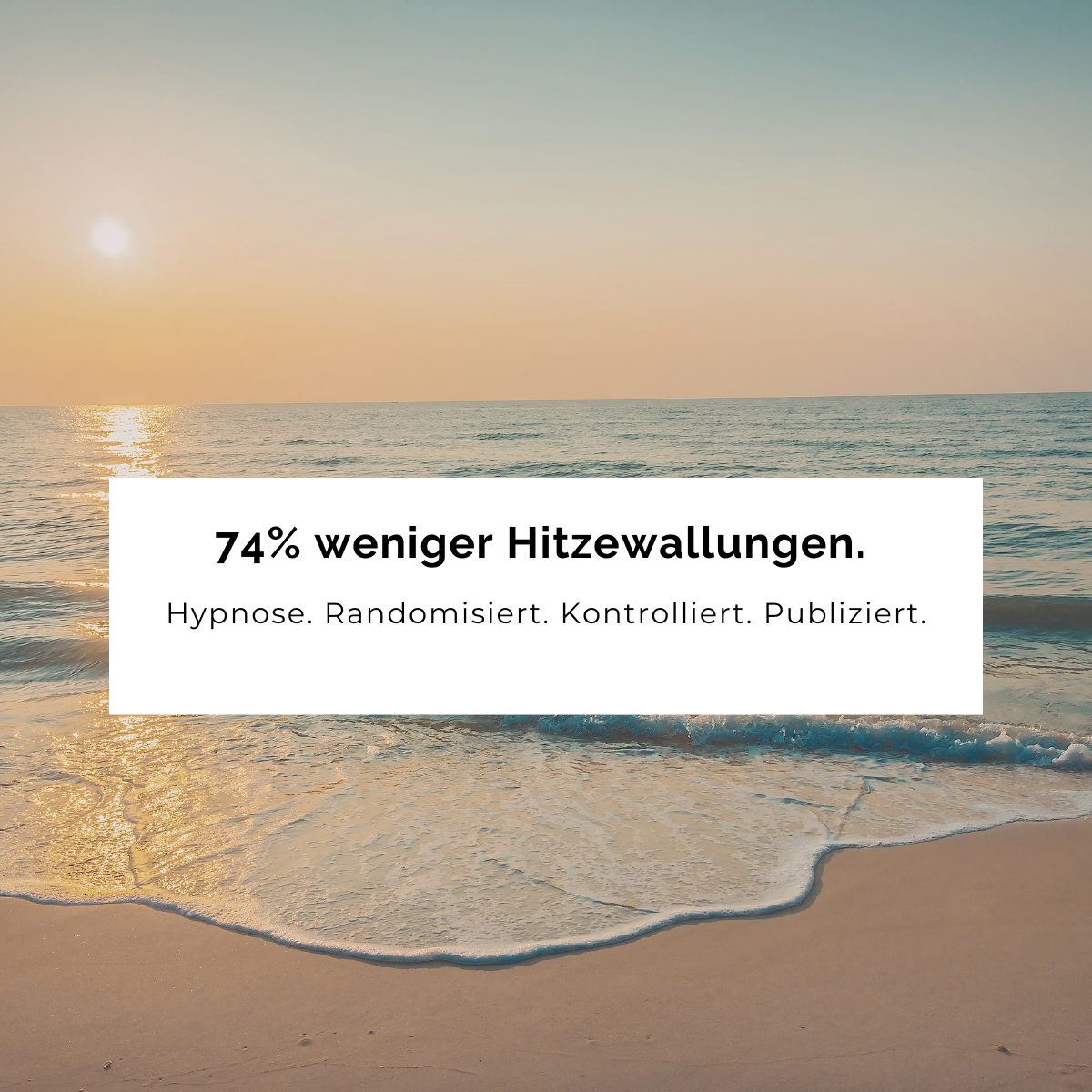 Studienergebnisse Hypnose bei Hitzewallungen in den Wechseljahren
