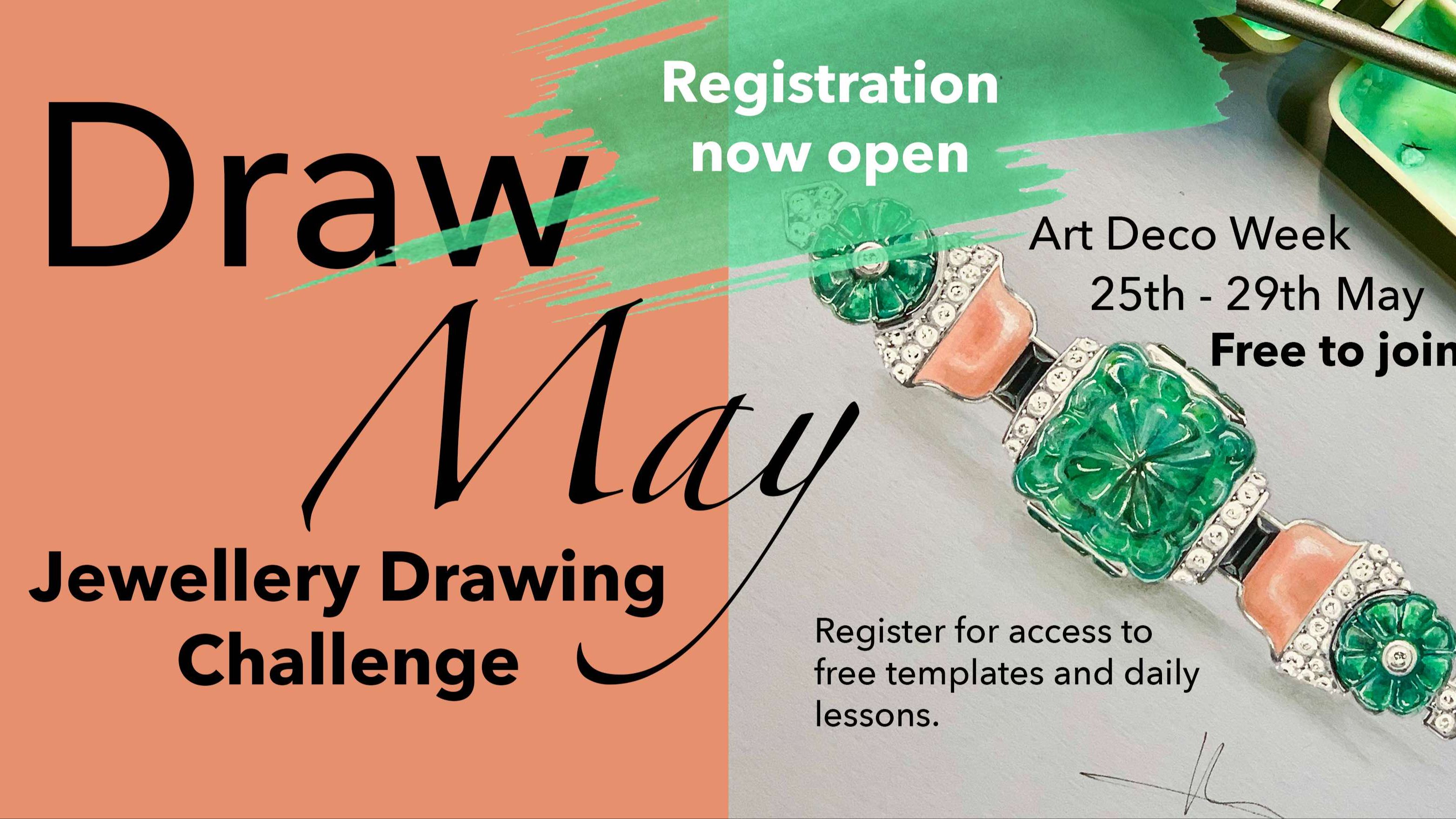 Draw May: Jewellery Drawing Challenge