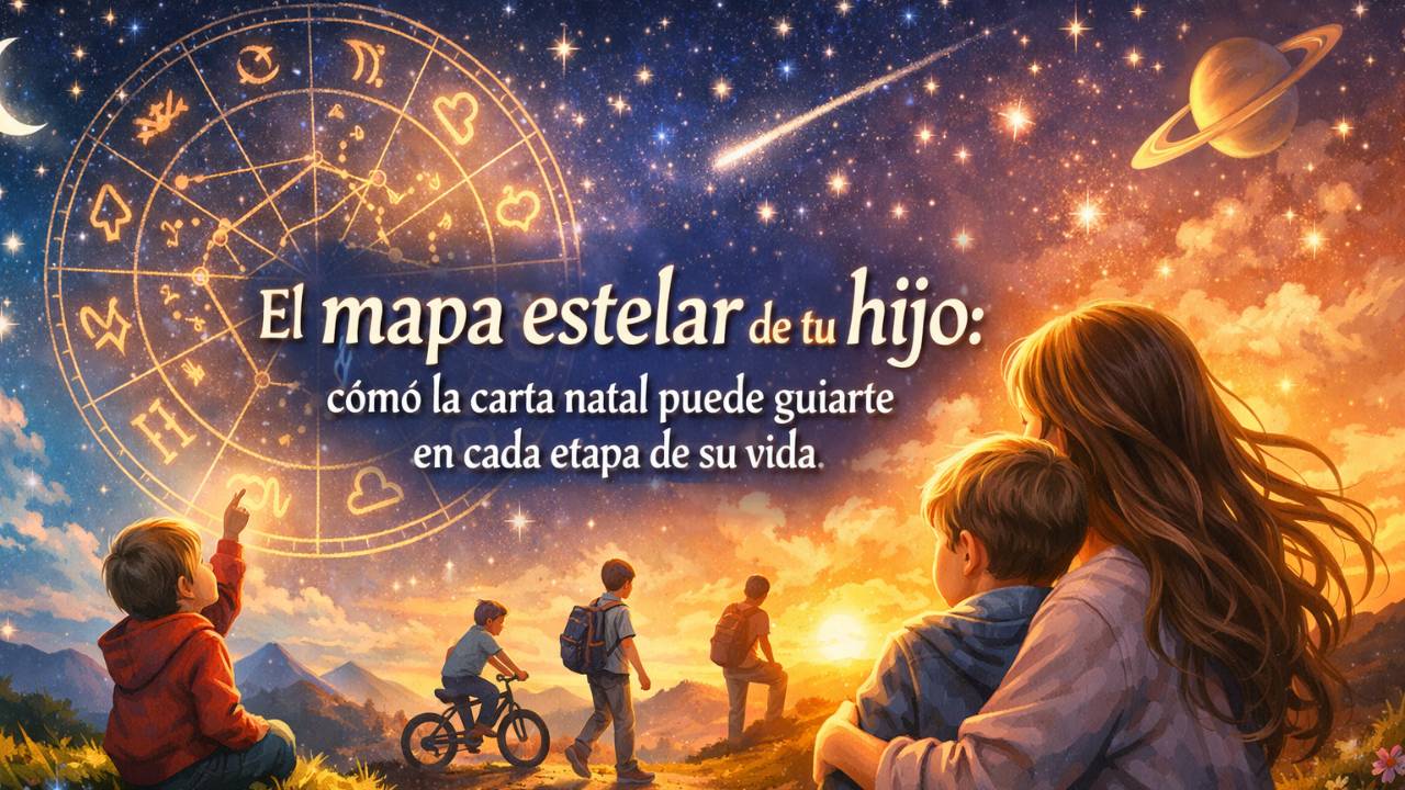 El mapa estelar de tu hijo: cómo la carta natal puede guiarte