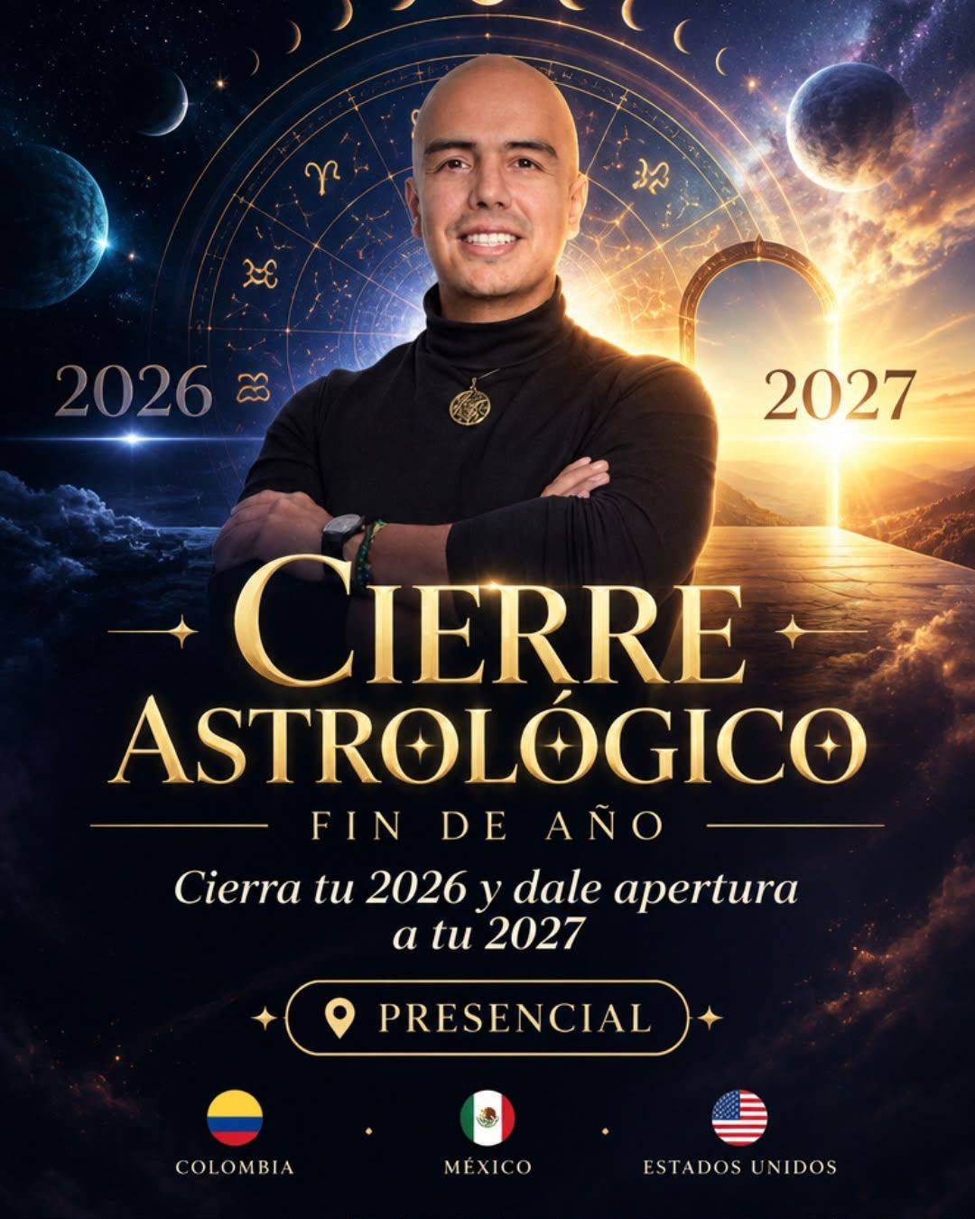 Cierre Astrológico 2026 y apertura 2027 con Javier Aragón