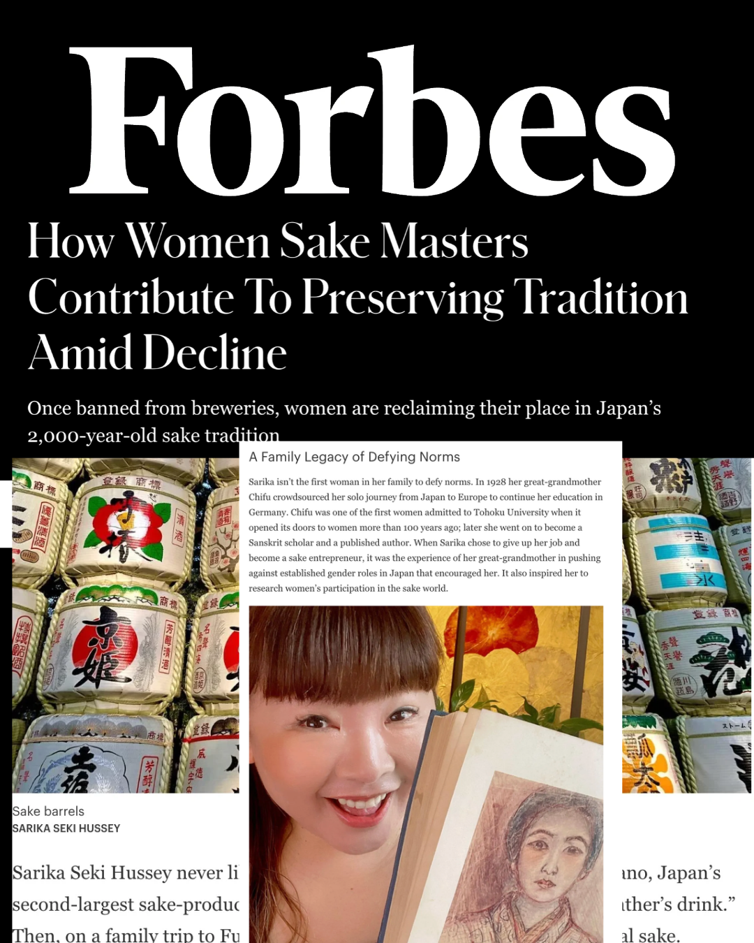 Sarika featured in Forbes