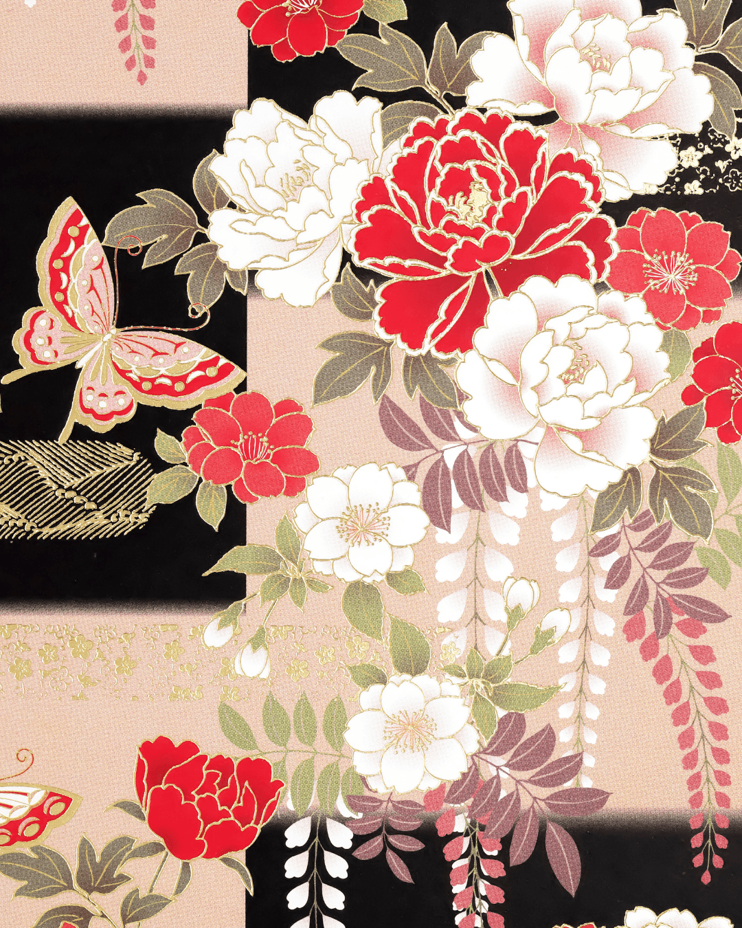 Japanese floral pattern