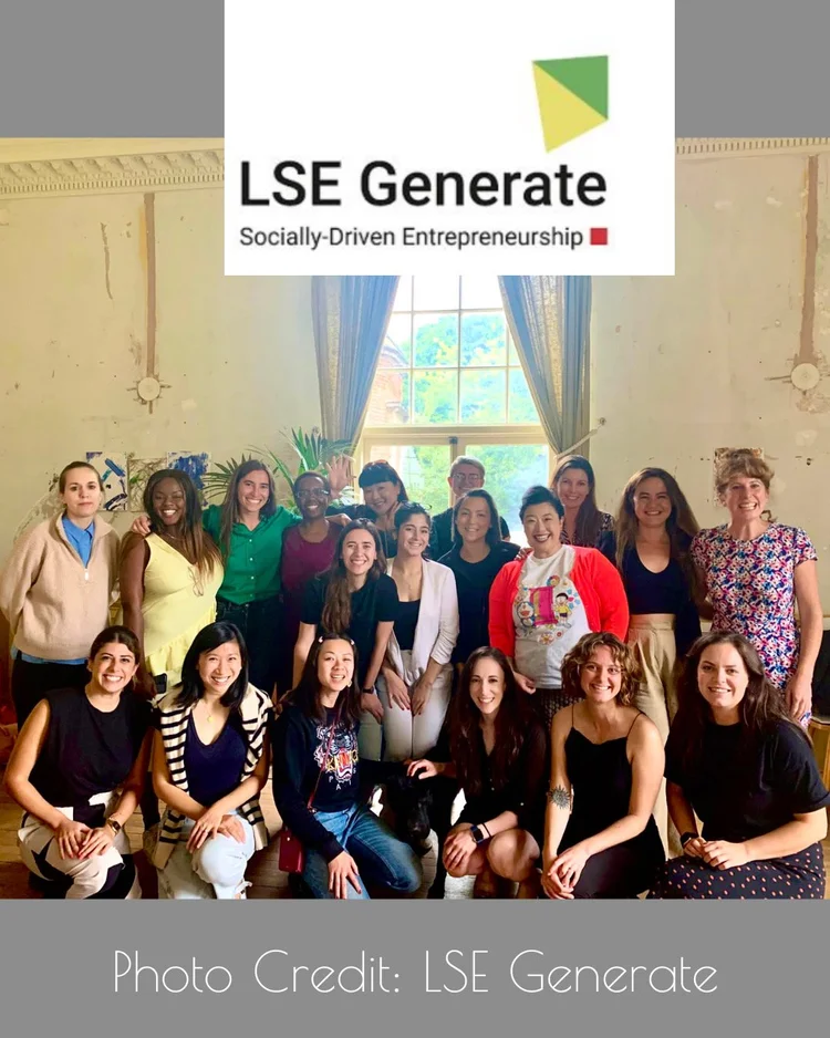 LSE Generate group photo with UK women entrepreneurs