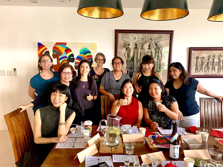 Sake workshop Taiwan group