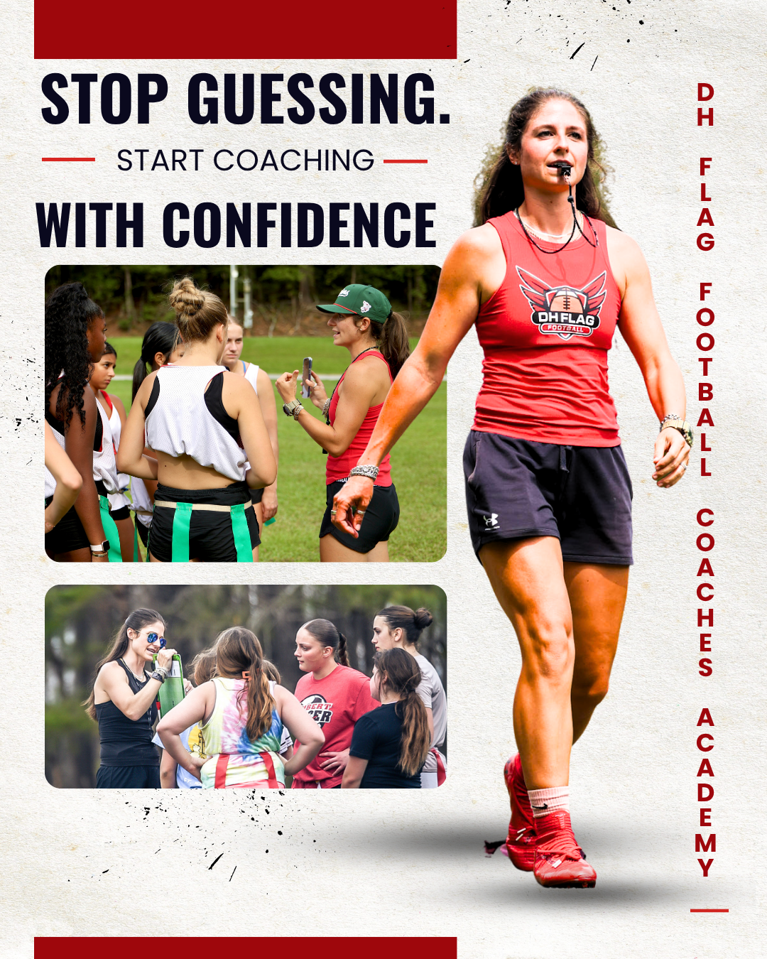 Coach Dakota flag football coaching academy for youth coaches