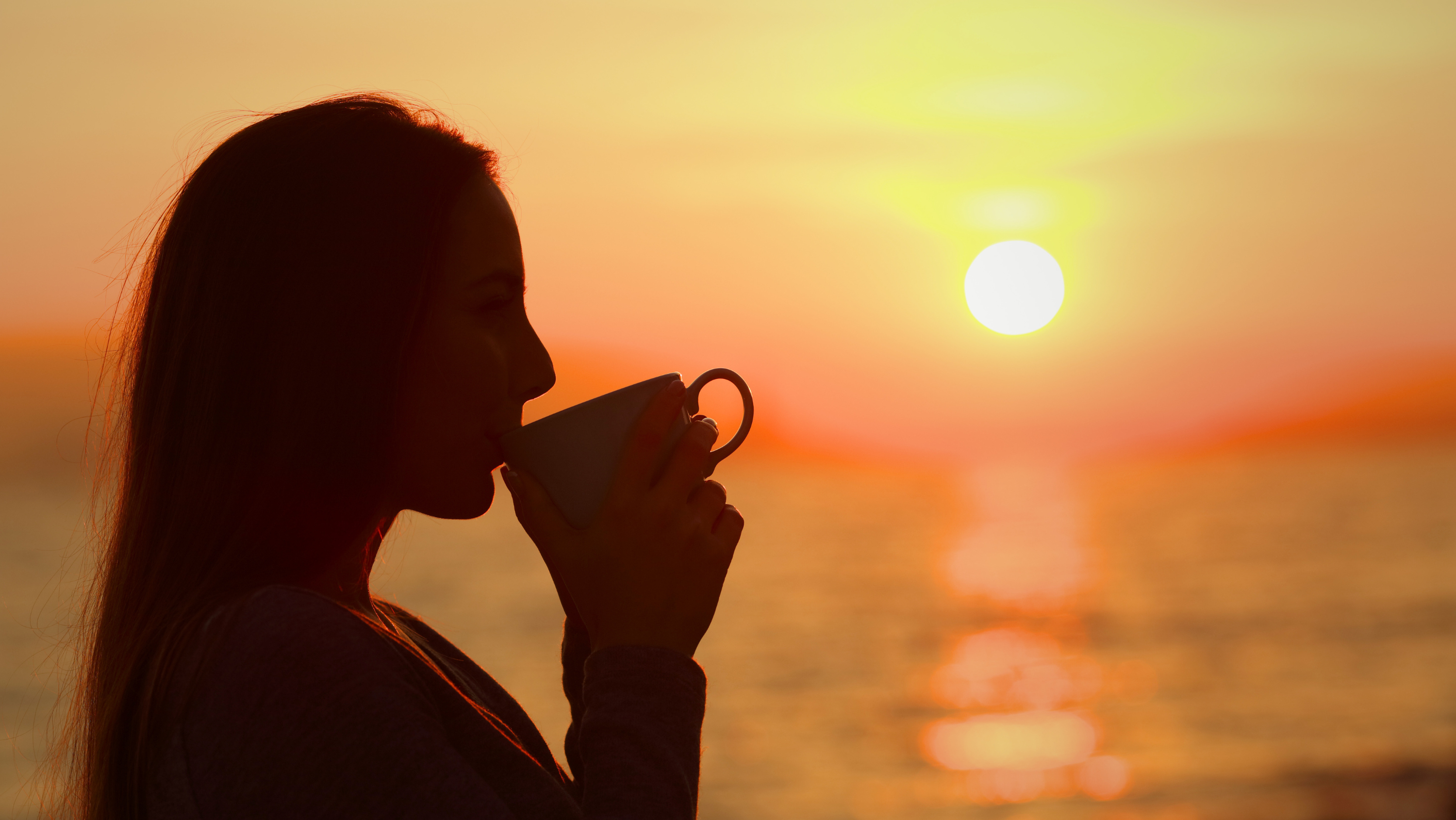 Woman enjoying alcohol days and break from alcohol the morning
