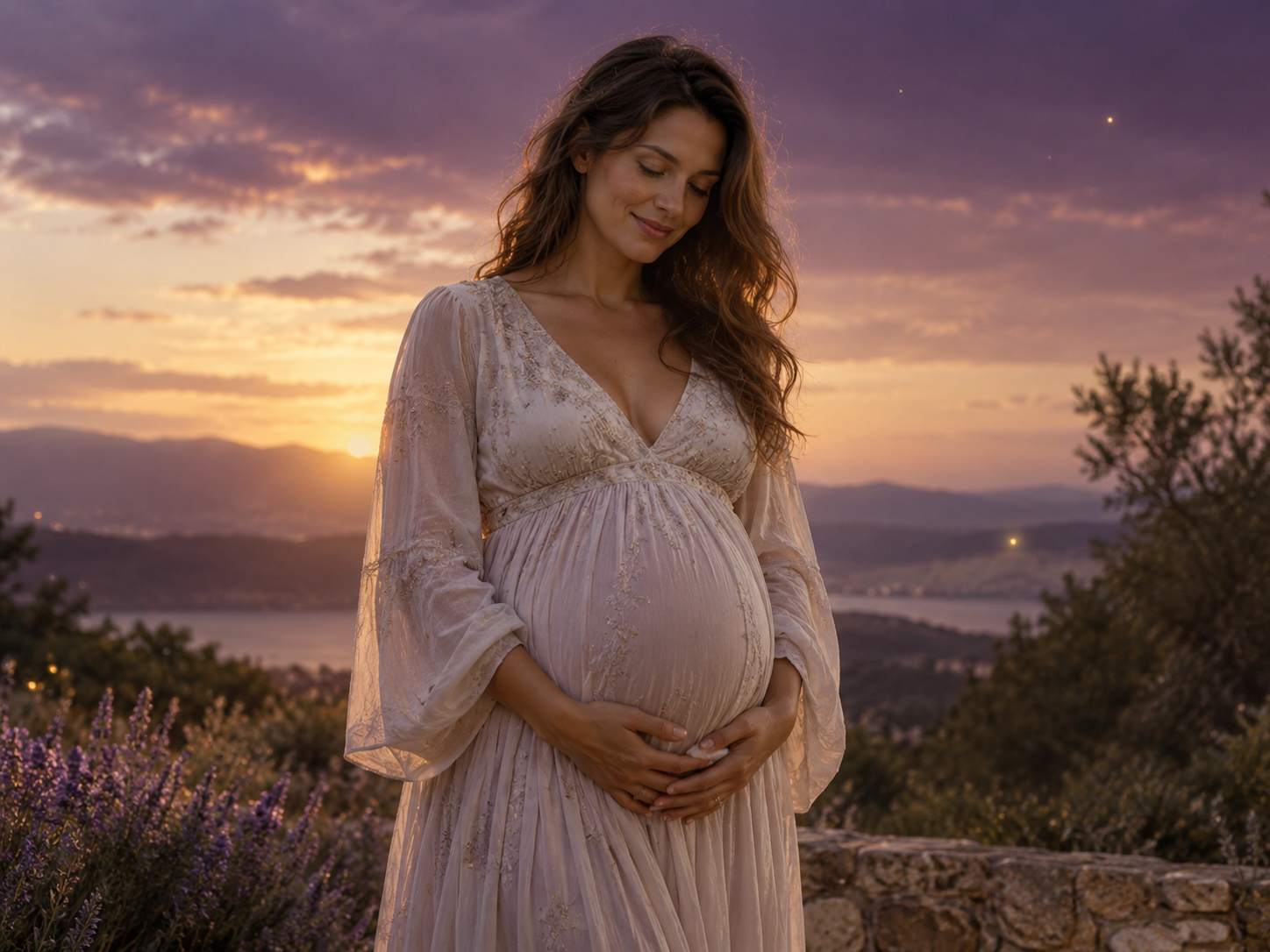 Pregnant woman representing Spirit Baby connection