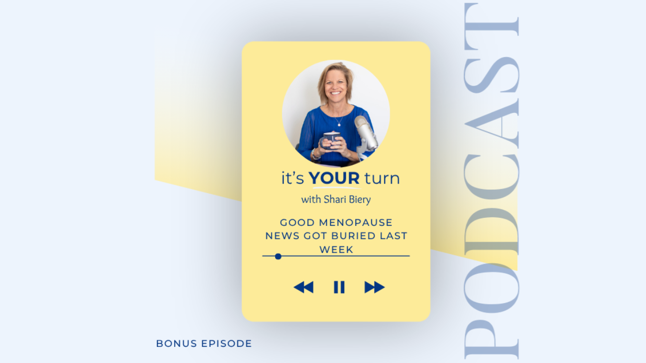 Special podcast episode cover: "Good News Got Buried Last Week. I Want to Make Sure You Heard It." with Shari Biery