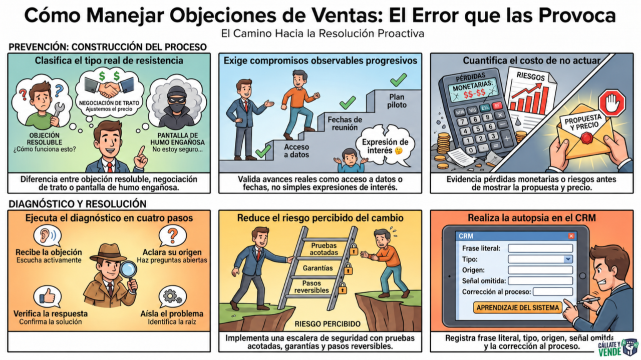 Cómo Manejar Objeciones de Ventas: El Error que las Provoca