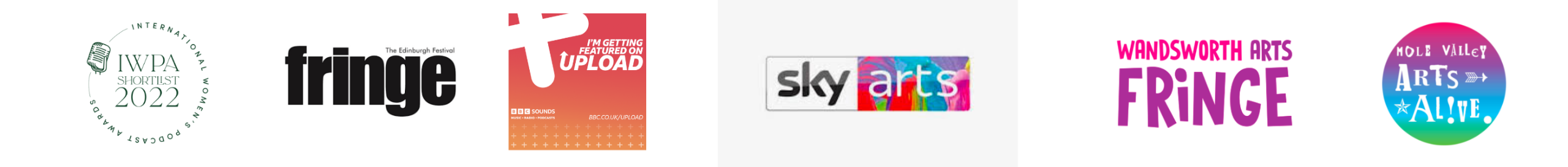 Recent places Jacky has shared her talks and poems and received nominations for awards IWPA 2022 Edinburgh Fringe BBC Upload Sky Arts Wandsworth Fringe Festival Mole Valley Arts Alive