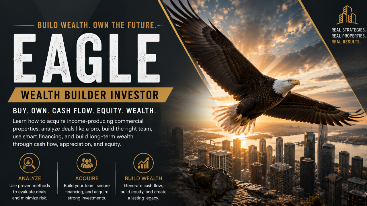 Eagle Wealth Builder commercial real estate investing personalized roadmap.