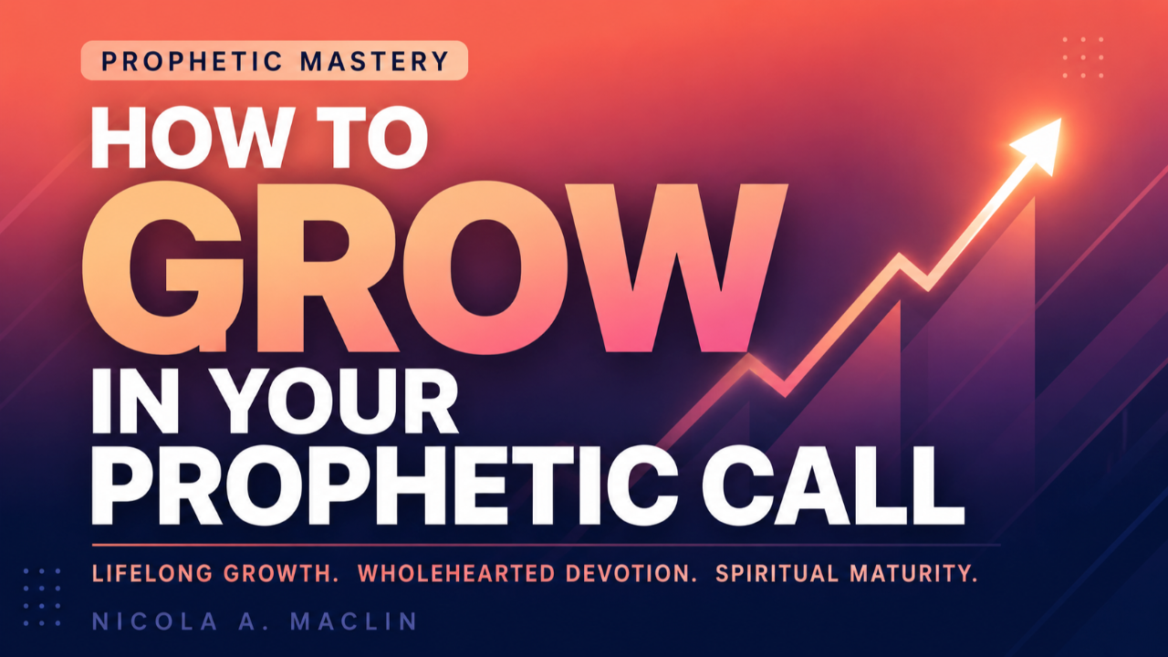 How to grow in your prophetic call through prayer, surrender, spiritual maturity, and lifelong prophetic formation.