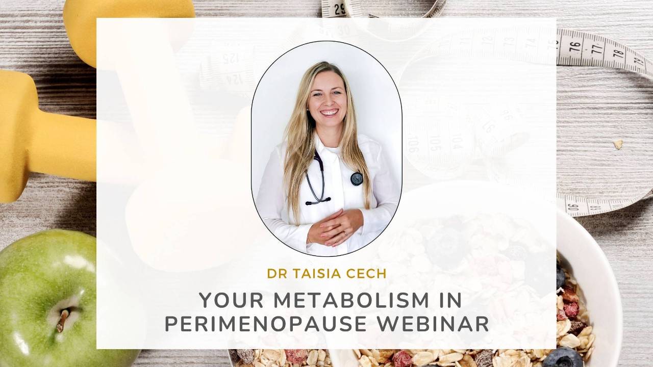 Your Metabolism in Perimenopause webinar ticket