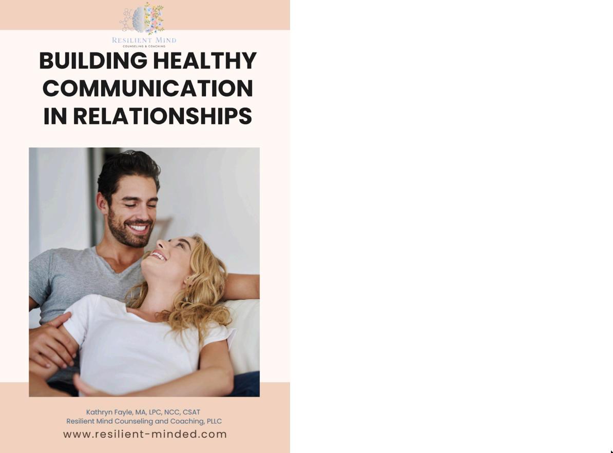 Cover of Building Healthy Communication in Relationships