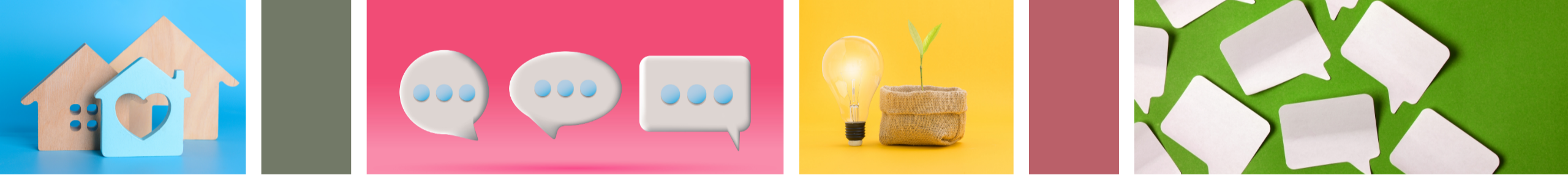 The Community Collective™ banner with colourful icons representing community, ideas, and connection.