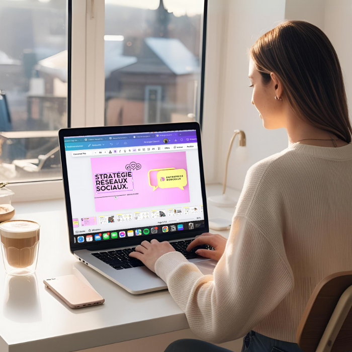 Apprends à maîtriser Canva et créer des designs professionnels 2x plus vite pour booster ton business.