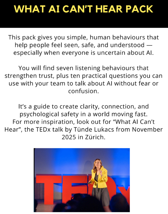 What AI Can't Hear Pack by The Change Republic