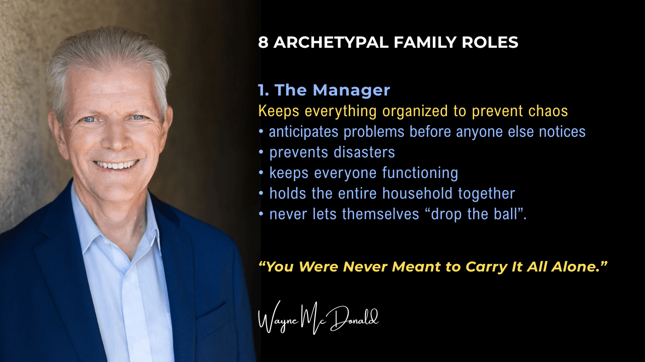 8 Archetypal Family Roles: The Manager Holds Everything
