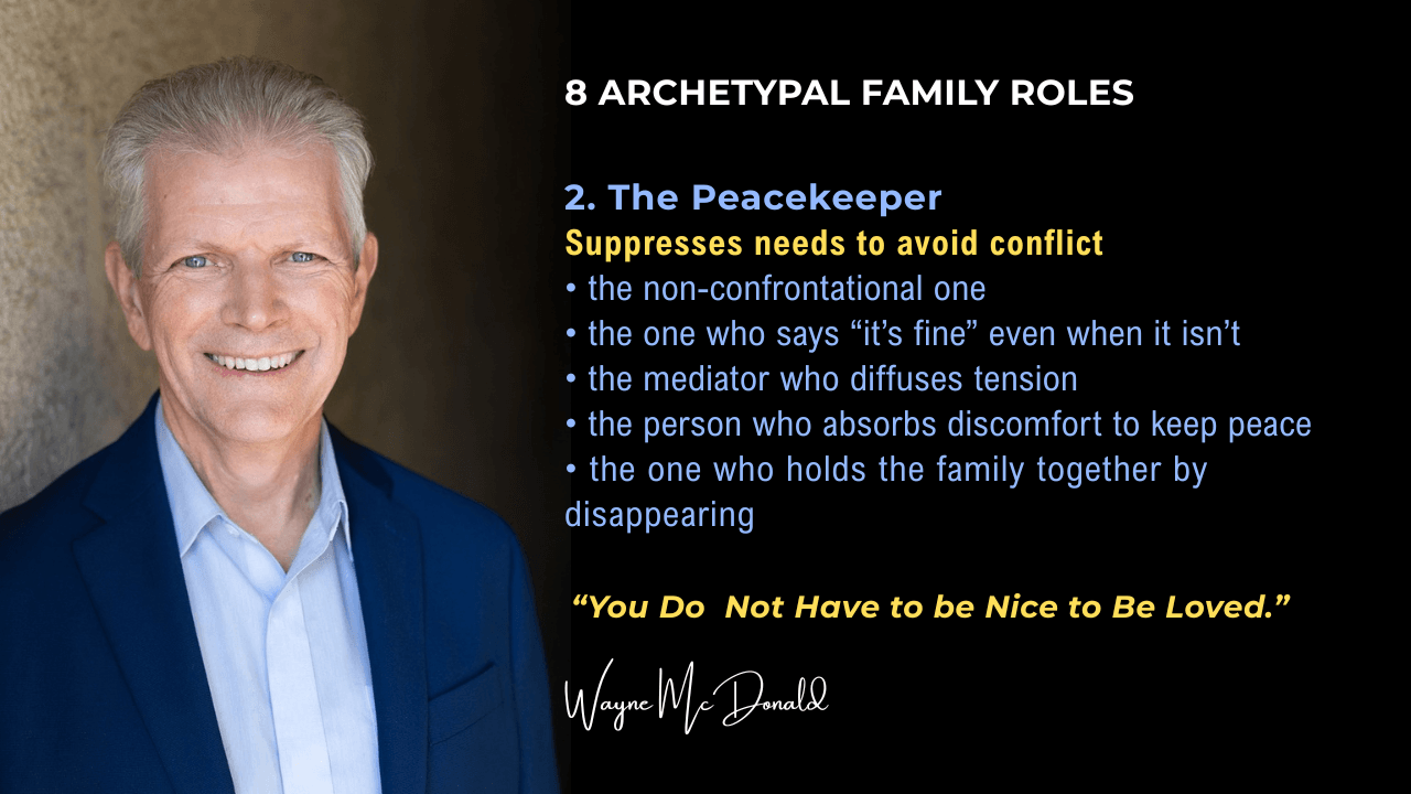 8 Archetypal Family Roles: The Peacekeeper Avoids Conflicts