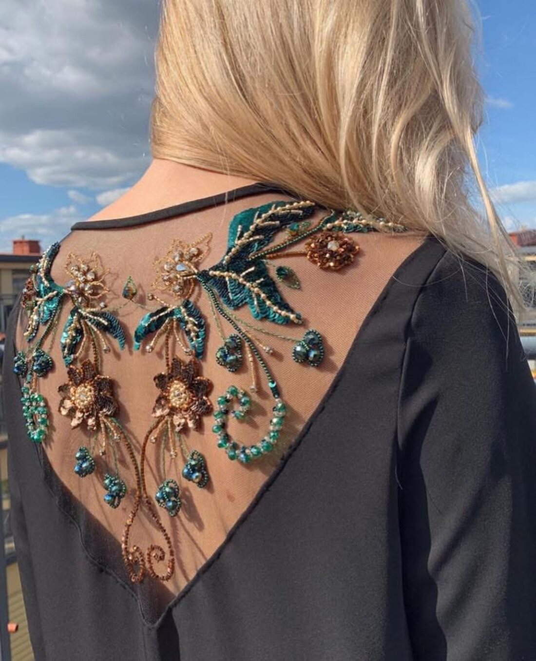 Student embroidery work
